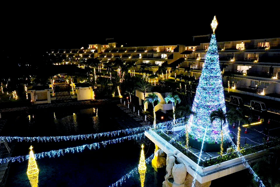 スターダストファンタジアのイルミネーション夜景